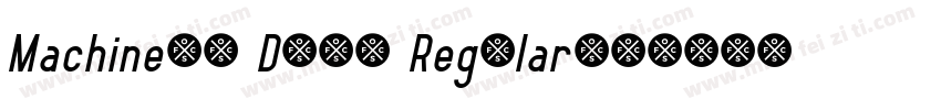 Machine56 DB02 Regular字体转换